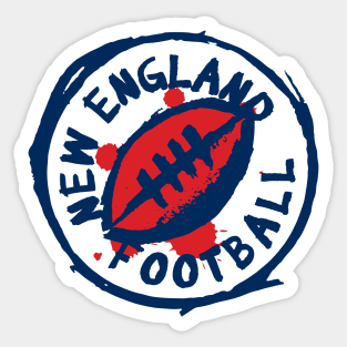 New England Football 01 Sticker